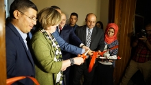 Basrah Museum's first gallery is officially opened by Maysoon Al-Damluji MP, Cultural Group Leader, Iraqi Parliament - September 2016